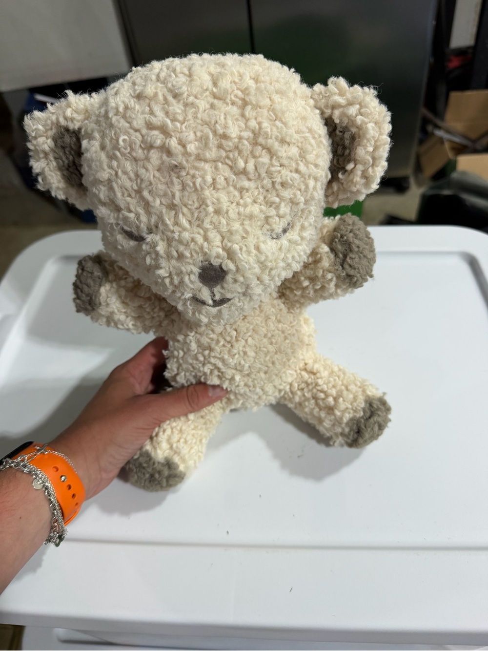 Happiest Baby/ Snoobear Plush Cream Teddy Bear Stuffed Animal - Cozy Cuddle Toy